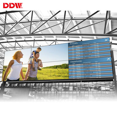 Periklanan 32 Dot Large Touch Screen Wall, 46 Inch 3.5mm Touch Screen Wall Display