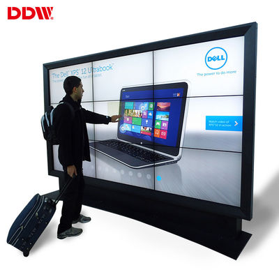 RS-232 RJ45 Loop - Videowall Layar Sentuh Sirkuit, Dinding Video Gerak Interaktif 55 Inch