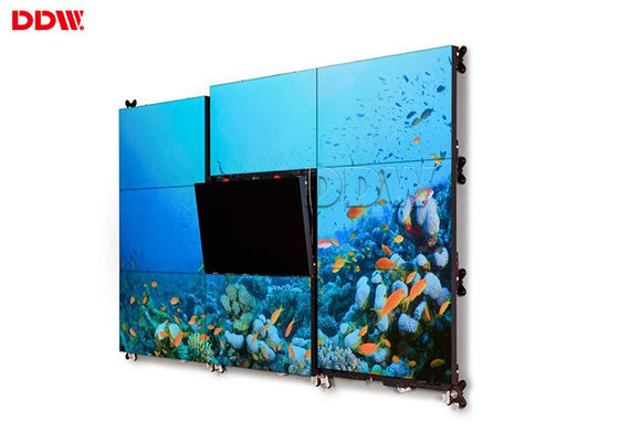 Rasio Aspek 16: 9 Dinding Monitor Mulus / Dinding Layar Besar 2 X Input HDMI