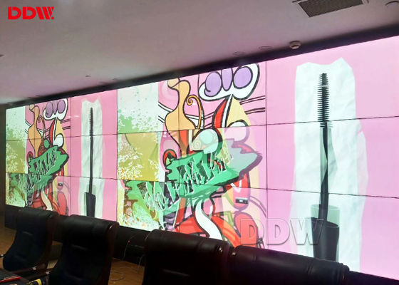 Tampilan Dinding Video Seamless Horizontal / Layar Tampilan Dinding Multi LCD