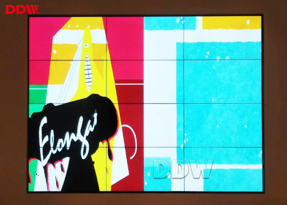 Wall Mounted Beberapa Tv Video Wall / Multi Color Frameless Video Wall