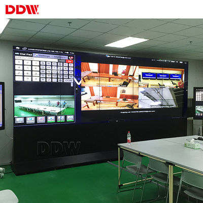 3.5 Mm 2x2 CCTV Video Wall 55 Inch AC100 ~ 240V Untuk Pusat Pemantauan Alarm Kebakaran