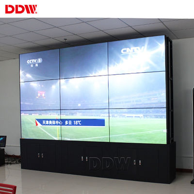 700 Nits 3.5mm 46 Video Wall 3x3, Dinding Video Digital Pusat Manajemen Lalu Lintas