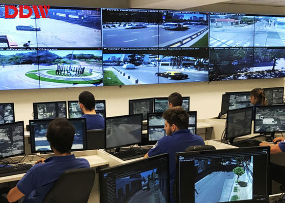 9 Layar Sistem Tampilan Dinding Video / Tampilan Ruang Remote Control