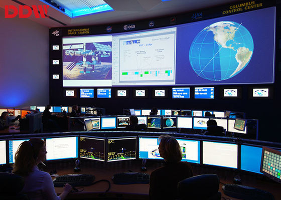 Tanda Iklan Berkedip Dinding Video CCTV Dengan Braket Terpasang di Dinding