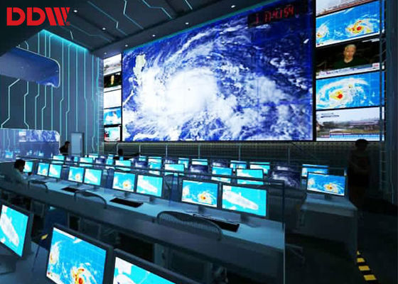 Dinding Video CCTV Resolusi Tinggi Untuk Bandara, Stasiun HD 1920x1080 P.