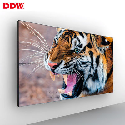 Periklanan LCD Video Wall Display Digital 500 Nits Brightness Dengan Kipas Kebisingan Rendah