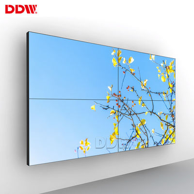 Sistem Tampilan Dinding Video LCD 55 Inch Ringan, Dinding Video Komersial Kecerahan 500 Nits