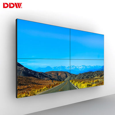 Layar Dinding Video LCD Anti Silau 55 Inch Kontras Tinggi Semi Outdoor Indoor