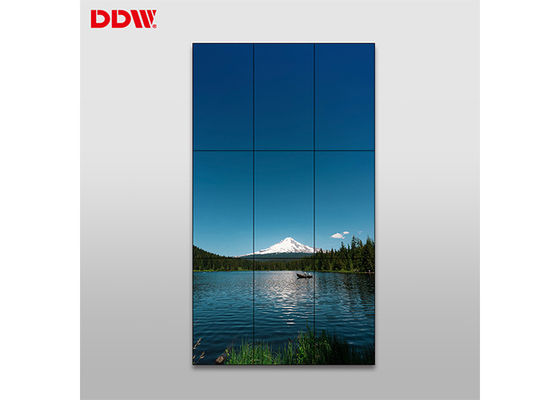 Iklan Dinding Video Multi Layar, Layar LCD Tanpa Bingkai Kipas Kebisingan Rendah