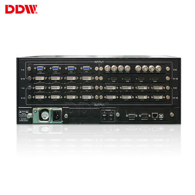 4x4 Multi Screen Video Controller 4k HDMI Resolusi Tinggi 70 Meter Untuk Bisnis Sewa