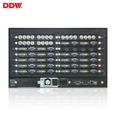 HDMI VGA HD PC Video Wall Controller 9 Input 9 Sinyal Output Untuk Ruang Rapat