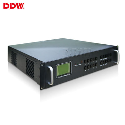 12W / Channel 4k DVI Loop Video Wall Control Box 2x2 Perangkat Lunak Kontrol Khusus RJ-45 Wanita