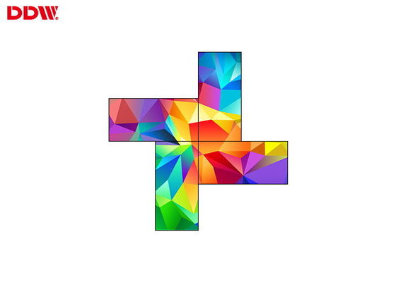 Dinding Video Tidak Teratur Resolusi Tinggi / Dinding Video Artistik 4 Layar