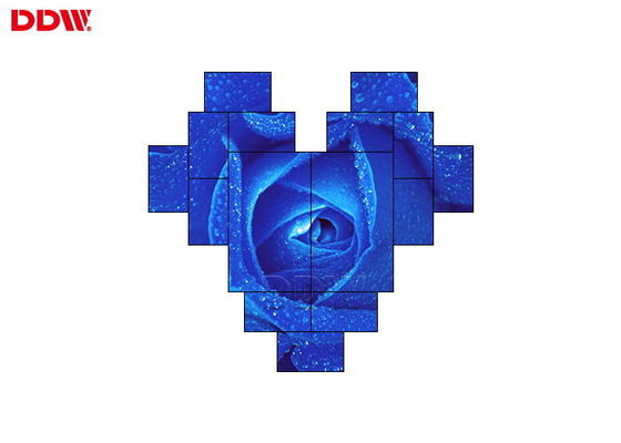 Dinding Video Mosaik Kecerahan Tinggi / Tampilan Dinding Video Bezel Super Sempit