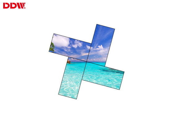 Multi Display Dinding Video Tidak Teratur Dengan Panel LCD DID Industri Asli