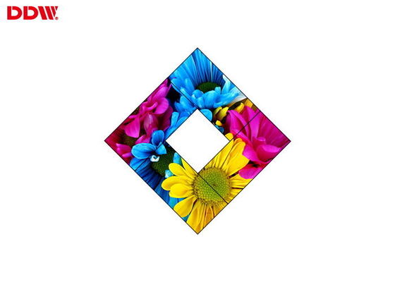 Bezel Sempit Dinding Video Tidak Teratur 55 Inch DID Teknologi Warna Kaya