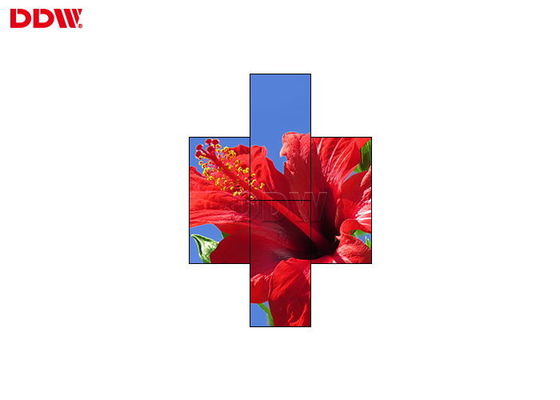 Struktur Fleksibel Dinding Video Tidak Teratur Untuk Bandara, Finacial, Metro