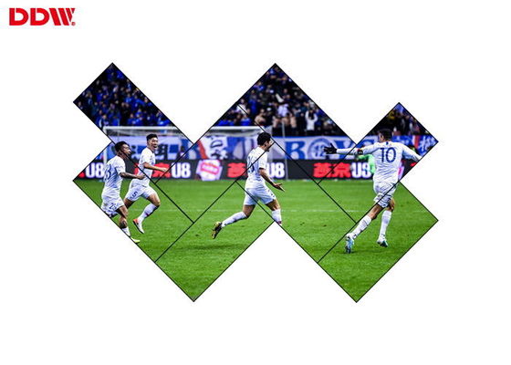 Dinding Video Arsitektur Penuh Warna, Iklan Shopping Mall Led Display Tidak Teratur