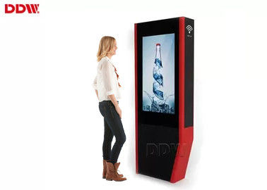 Lantai Stand LED Digital Signage Outdoor Displays Layar sentuh 42 Inch
