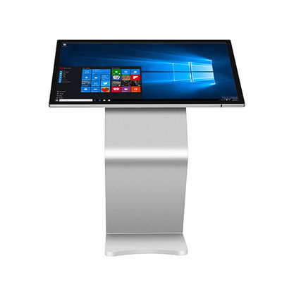 Android Floor Standing Touch Screen Digital Signage 55 '' Ukuran Kecil Multi Touch Kapasitif