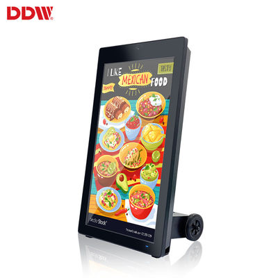 43 inci Outdoor portable kiosk baterai di luar ruangan iklan LCD layar tampilan digital signage
