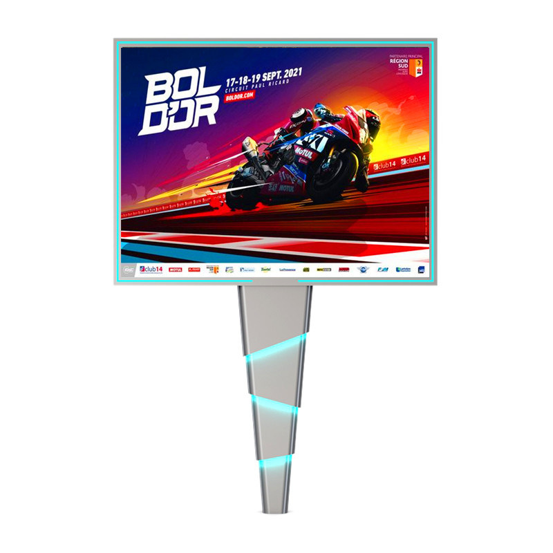 Desain custom high-end 8000nits p6 baja tahan air IP65 digital outdoor led billboard untuk iklan