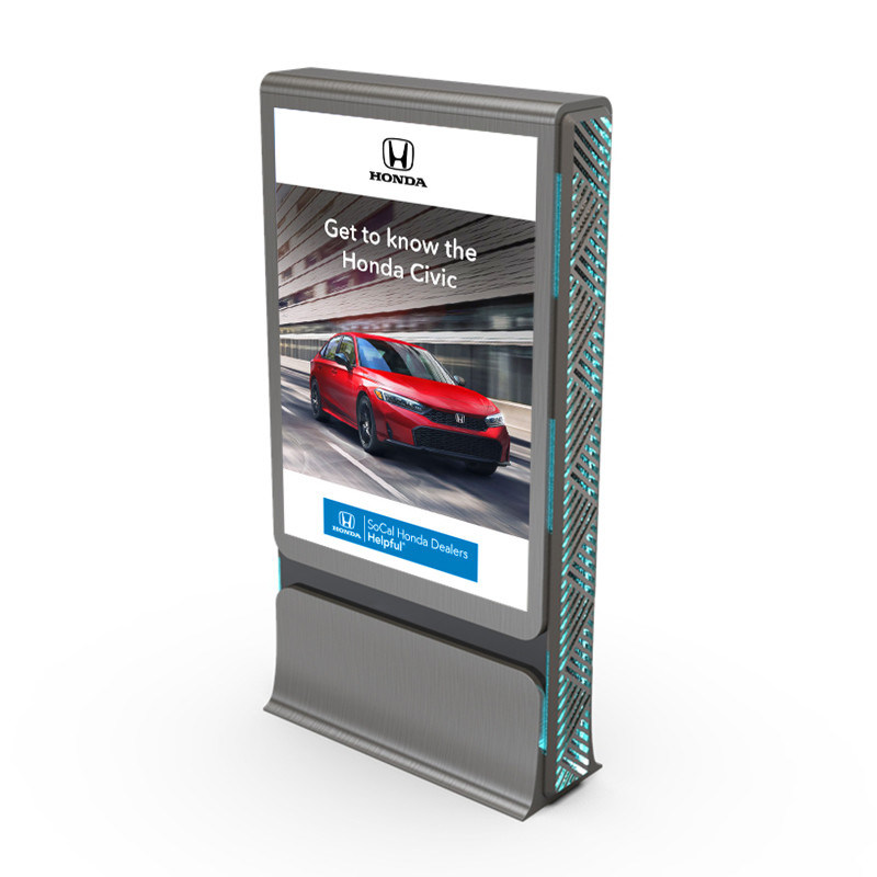 Mudah instalasi IP65 tahan air p4 p5 p6 p8 p10 3680hz 8000nits luar LED digital signage