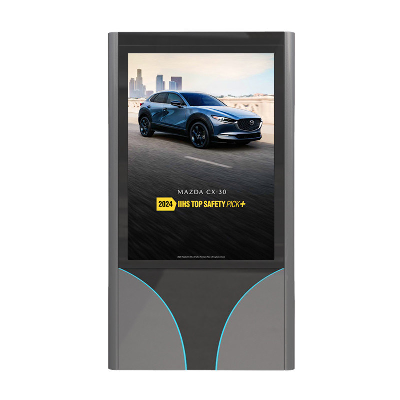 Mudah instalasi P4 P5 P6 P8 P10 10000nits 3840hz mupi tampilan luar LED signage display digital