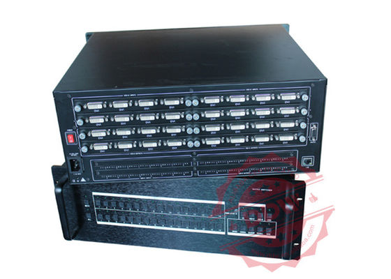 VGA DVI HDMIx2 Video Wall Processor 2x3 1920X1080p Keamanan Input Cctv Windows