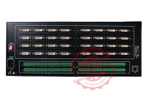 VGA DVI HDMIx2 Video Wall Processor 2x3 1920X1080p Keamanan Input Cctv Windows