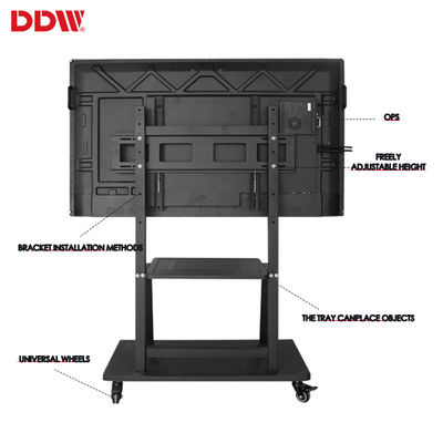 65 Inch Display Interactive White Board 20 poin IR multi touch LCD papan tulis interaktif