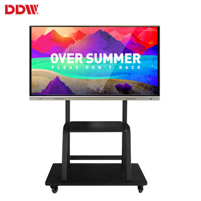 65 Inch Display Interactive White Board 20 poin IR multi touch LCD papan tulis interaktif