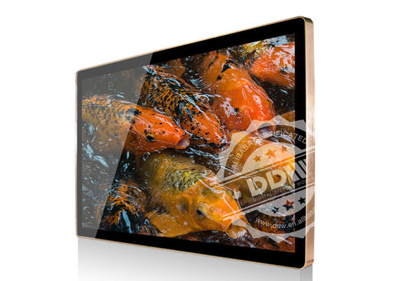 200W Dinding Layar Lcd Iklan 47 "LCD Display 1100/1 Kontras Untuk Lobbies