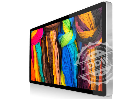 200W Dinding Layar Lcd Iklan 47 "LCD Display 1100/1 Kontras Untuk Lobbies