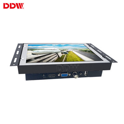 8.4 Inch LCD Advertising Player Layar Positif Otomasi Industri Memantau Semua Metal