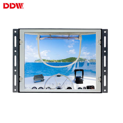 8.4 Inch LCD Advertising Player Layar Positif Otomasi Industri Memantau Semua Metal