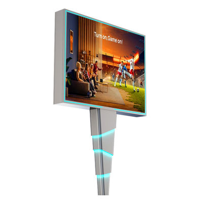 Cahaya tinggi 8000nits p6 tahan air IP65 LED tampilan luar digital billboard iklan