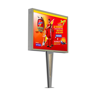 Cahaya tinggi 8000nits IP65 p6 dipimpin layar tampilan digital berpasangan billboard iklan luar ruangan