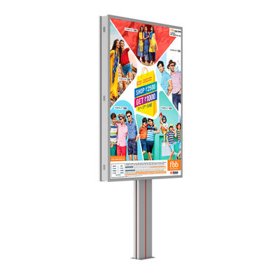 Desain high-end 8000nits tahan air IP65 p6 baja luar led papan reklame untuk iklan