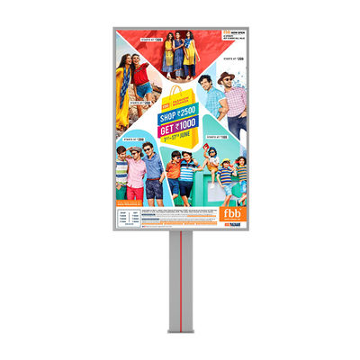 Desain high-end 8000nits tahan air IP65 p6 baja luar led papan reklame untuk iklan
