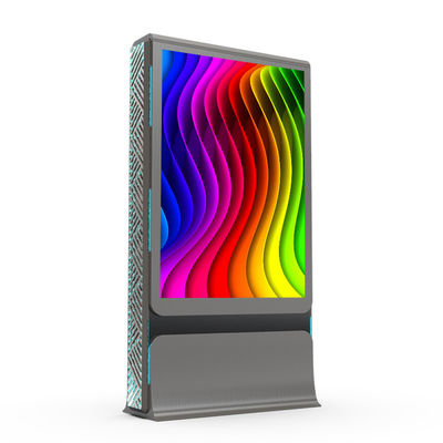 Mudah instalasi disesuaikan p4,p5,p6,p8,p10 IP65 mupi digital led signage display digital
