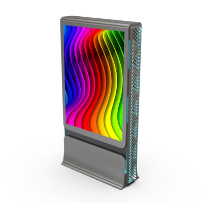 Mudah instalasi disesuaikan p4,p5,p6,p8,p10 IP65 mupi digital led signage display digital