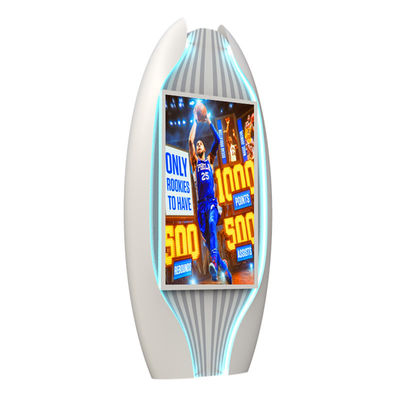 Mudah instalasi 10000nits IP65 P4 P5 P6 P8 P10 mupi tampilan luar ruangan indoor led digital signage