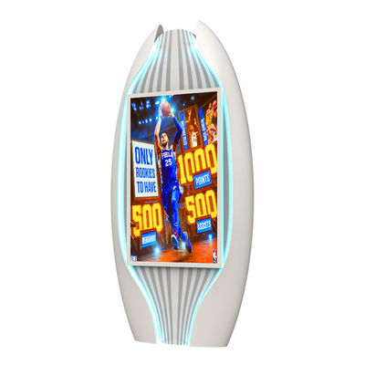 Mudah instalasi 10000nits IP65 P4 P5 P6 P8 P10 mupi tampilan luar ruangan indoor led digital signage