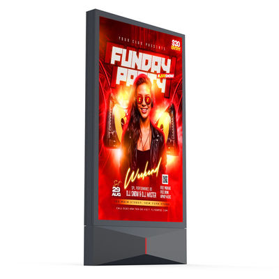 IP65 tahan air 3840hz P4 P5 P6 P8 P10 10000nits mupi digital outdoor digital led signage