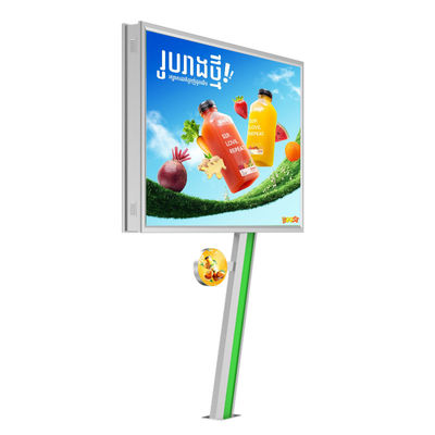 Tampilan digital dengan kecerahan tinggi 8000nits IP65 P6 waterproof billboard led iklan luar ruangan