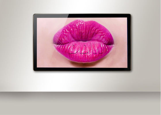 Black Loop Tft Wall Mounted Menampilkan Iklan 43 '' Hdmix2 3g 4g Wifi MP4 Player