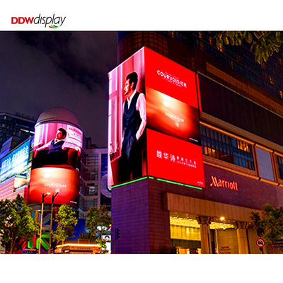 P5 P6.67 P8 P10 LED Video Wall Display Luar Ruangan Lencana Iklan Aluminium Luar Ruang Lampu LED Papan Papan Papan Papan Papan