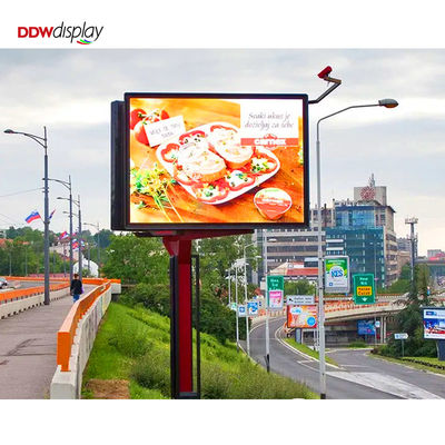 P5 P6.67 P8 P10 LED Video Wall Display Luar Ruangan Lencana Iklan Aluminium Luar Ruang Lampu LED Papan Papan Papan Papan Papan